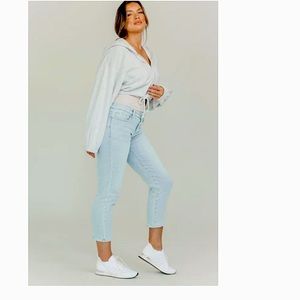 Blanqi jeans! Amazingly supportive and stylish postpartum. Brand new w/o tags